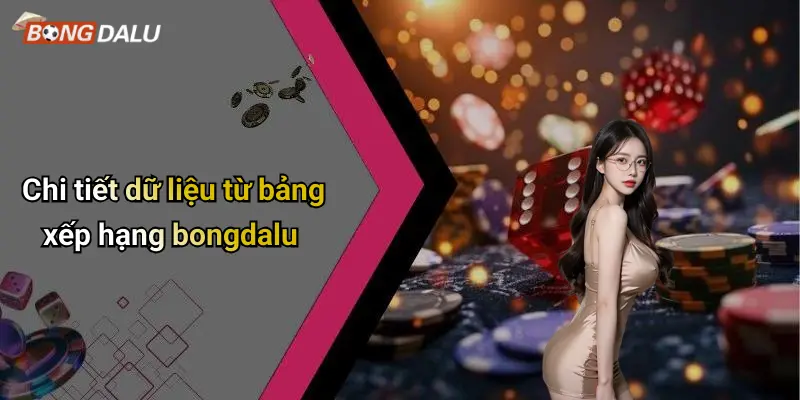 Chi tiết dữ liệu từ bảng xếp hạng bongdalu