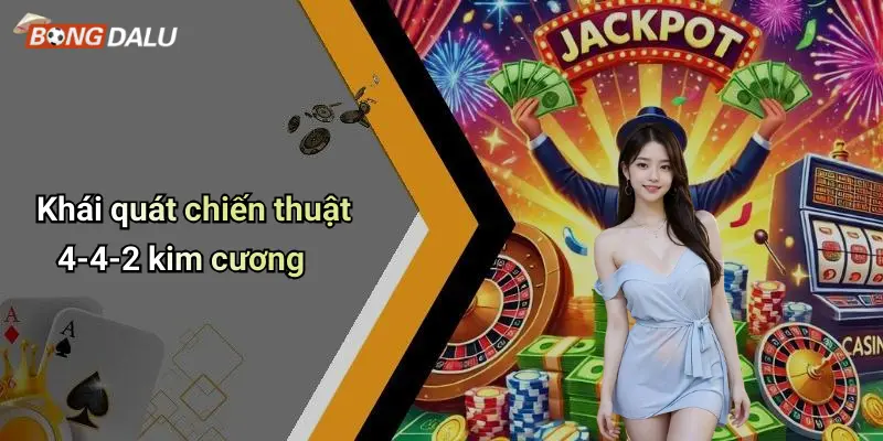 Khái quát chiến thuật 4-4-2 kim cương