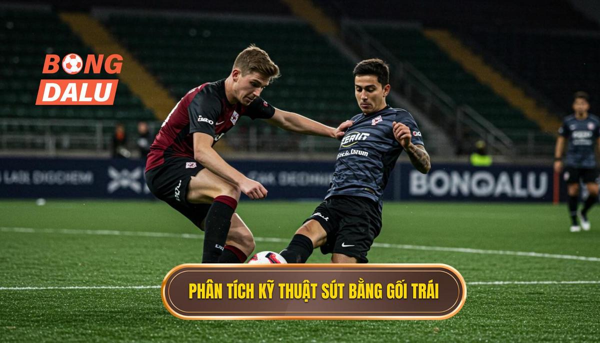 Phân tích cơ bản về Kỹ thuật sút bóng bằng đầu gối trái