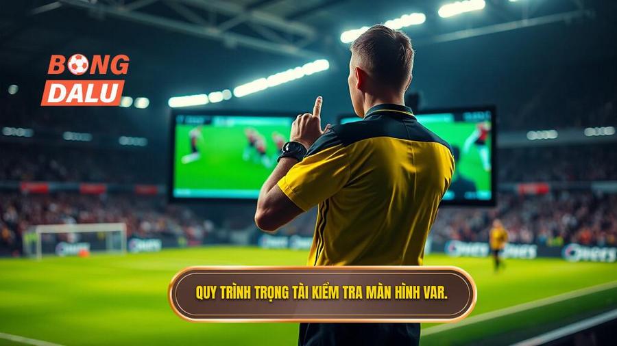 2. Quy trình trọng tài kiểm tra màn hình VAR.