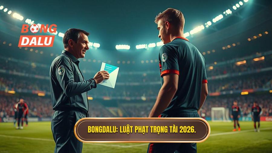 Bongdalu_ Luật phạt trọng tài 2026.