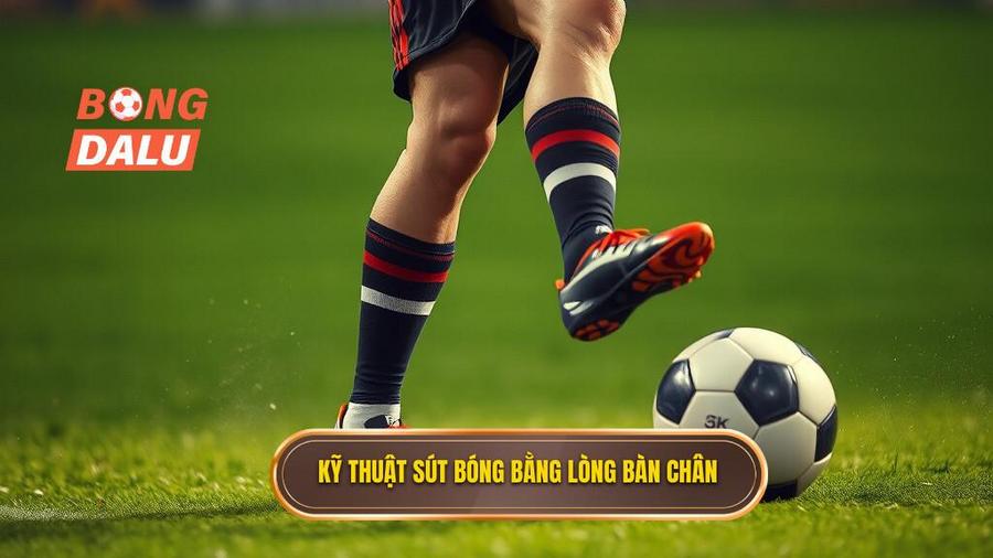Kỹ thuật sút bóng bằng lòng bàn chân