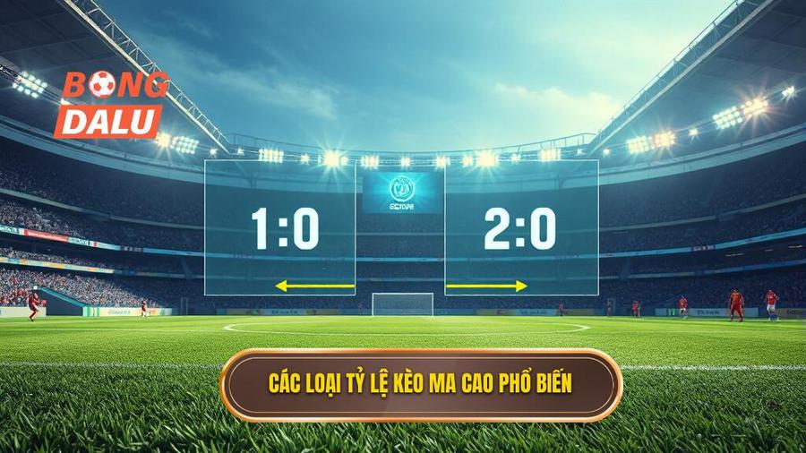 2. Các loại tỷ lệ kèo Ma Cao phổ biến