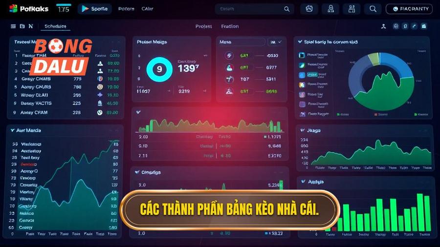 2. Các thành phần bảng kèo nhà cái.