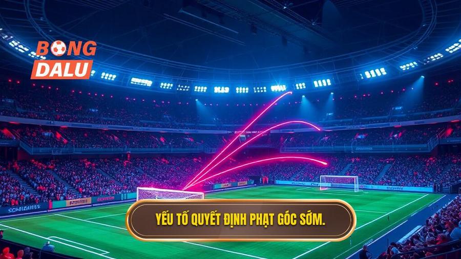 Yếu tố quyết định phạt góc sớm