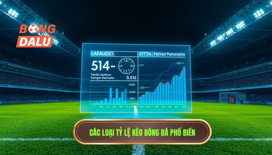 Các loại tỷ lệ kèo bóng đá phổ biến