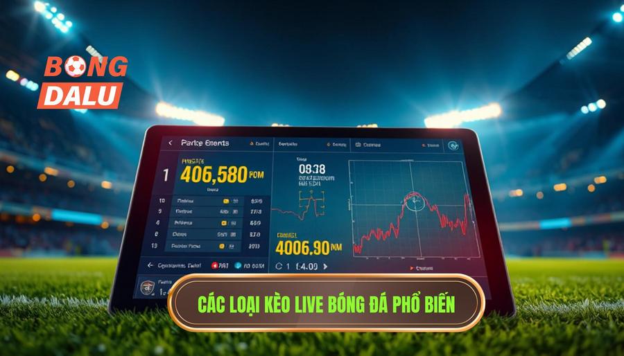 Các loại kèo live bóng đá phổ biến