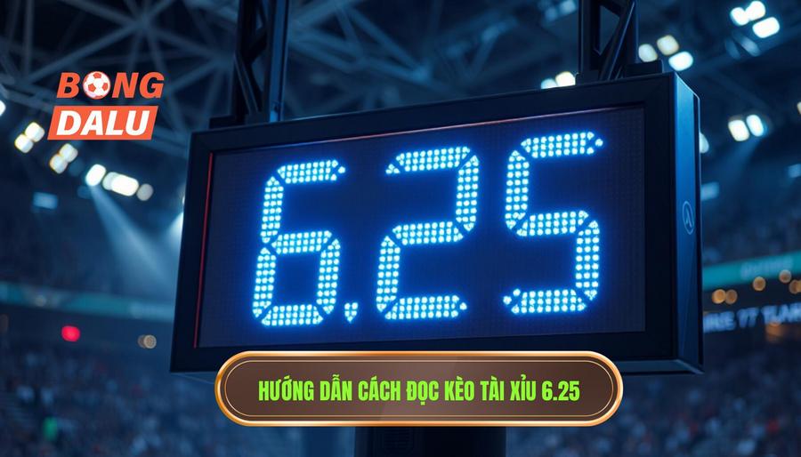 Cách đọc kèo tài xỉu 6.25 chuẩn xác nhất